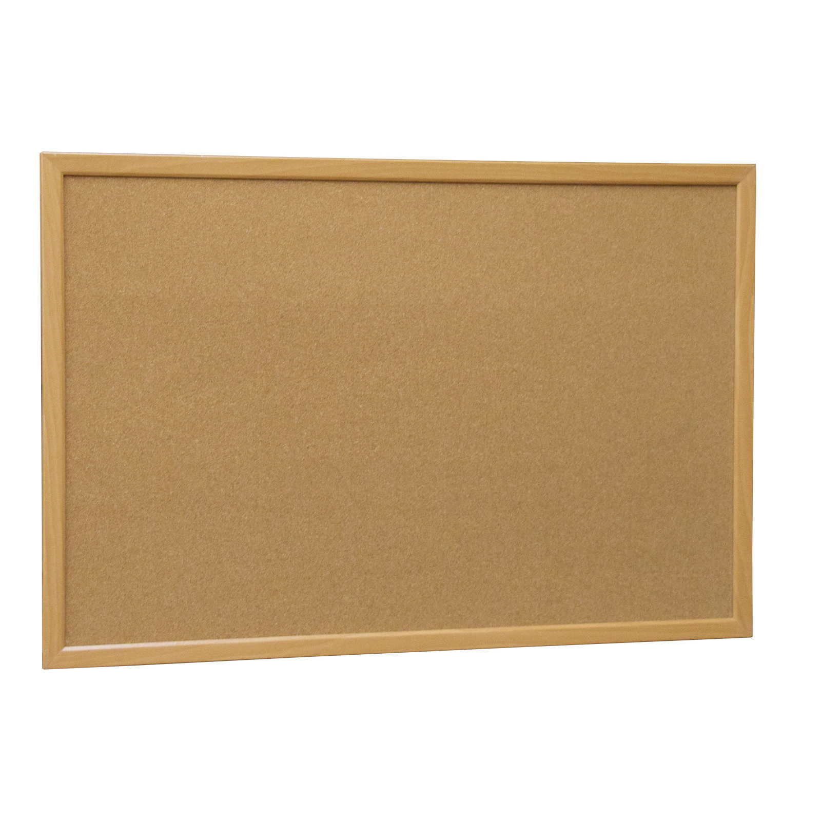 NeoPlex Wood Framed Cork Wall Mounted Bulletin Board & Reviews Wayfair