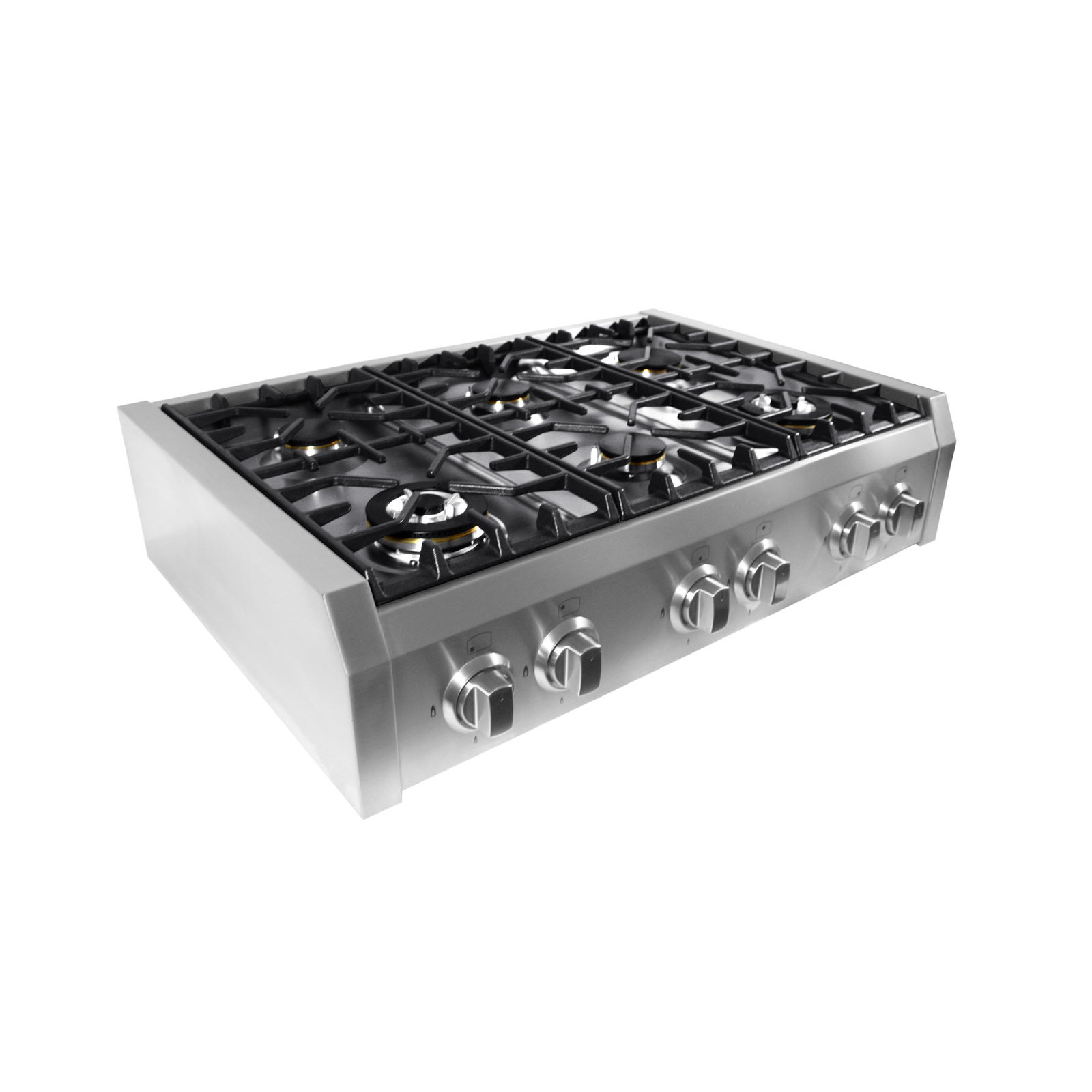 Cosmo 36" Gas Cooktop with 6 Burners and Removable Griddle & Reviews