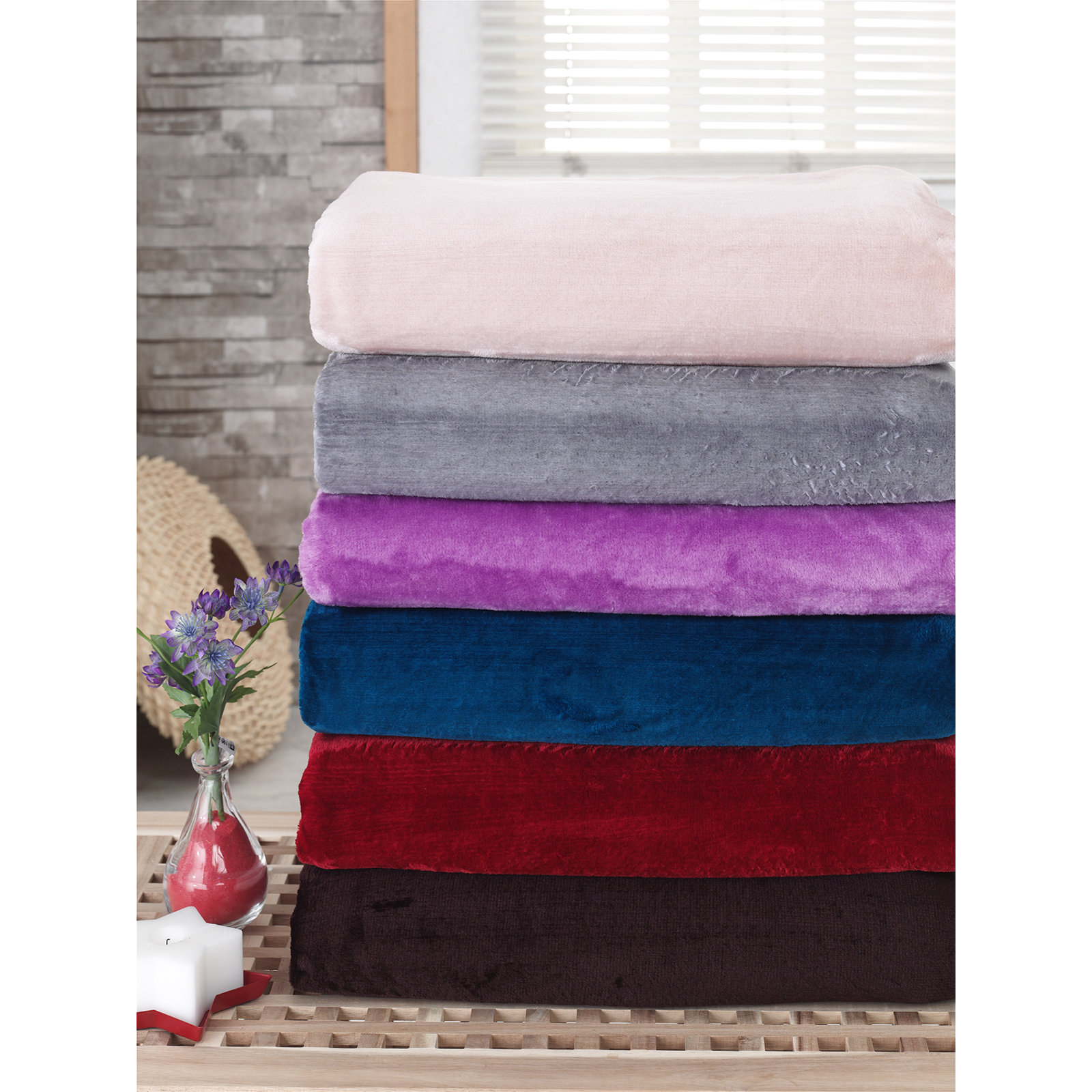 Berrnour Home Silky Touch Velvet Plush Throw Blanket & Reviews Wayfair