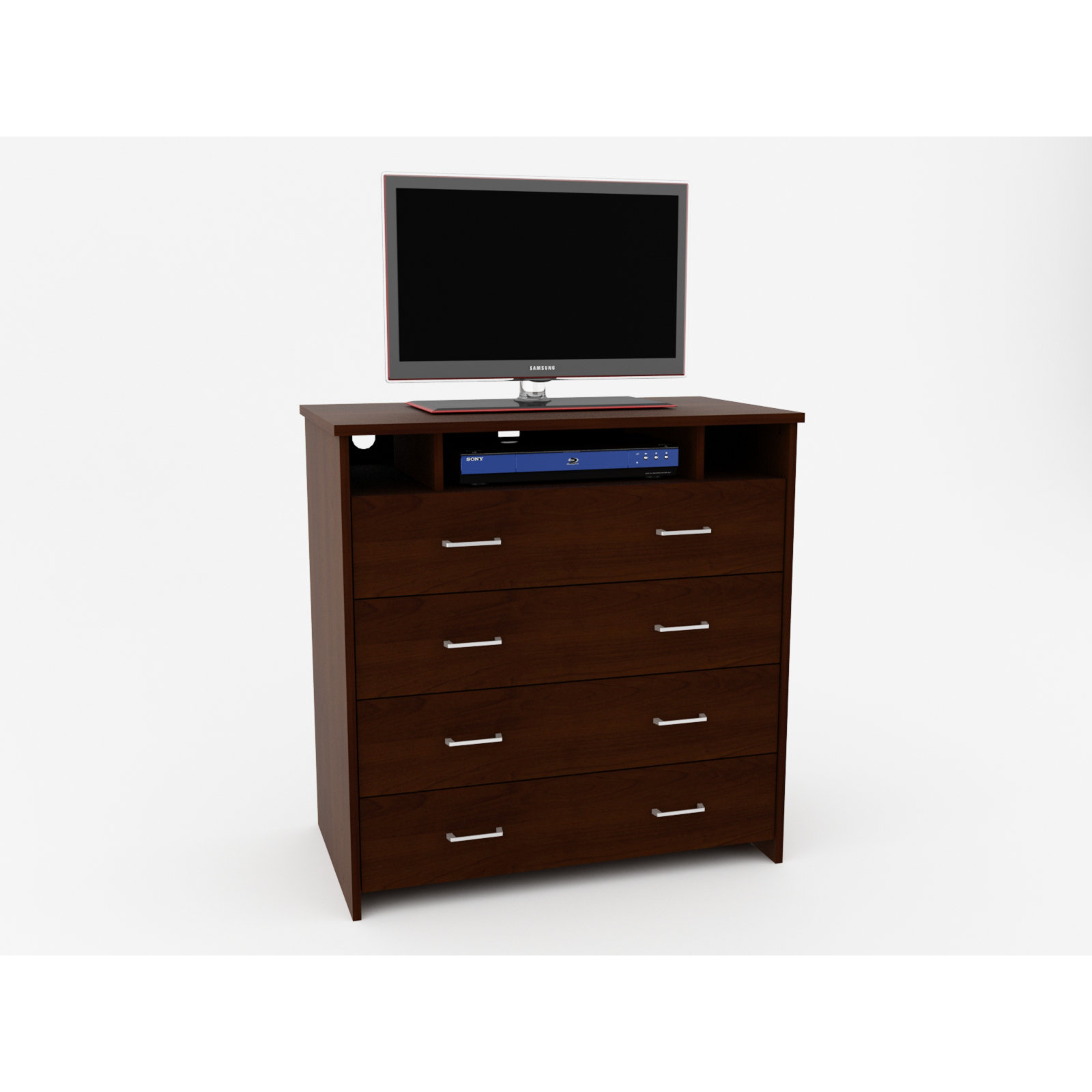 Ameriwood 4 Drawer Media Chest & Reviews Wayfair