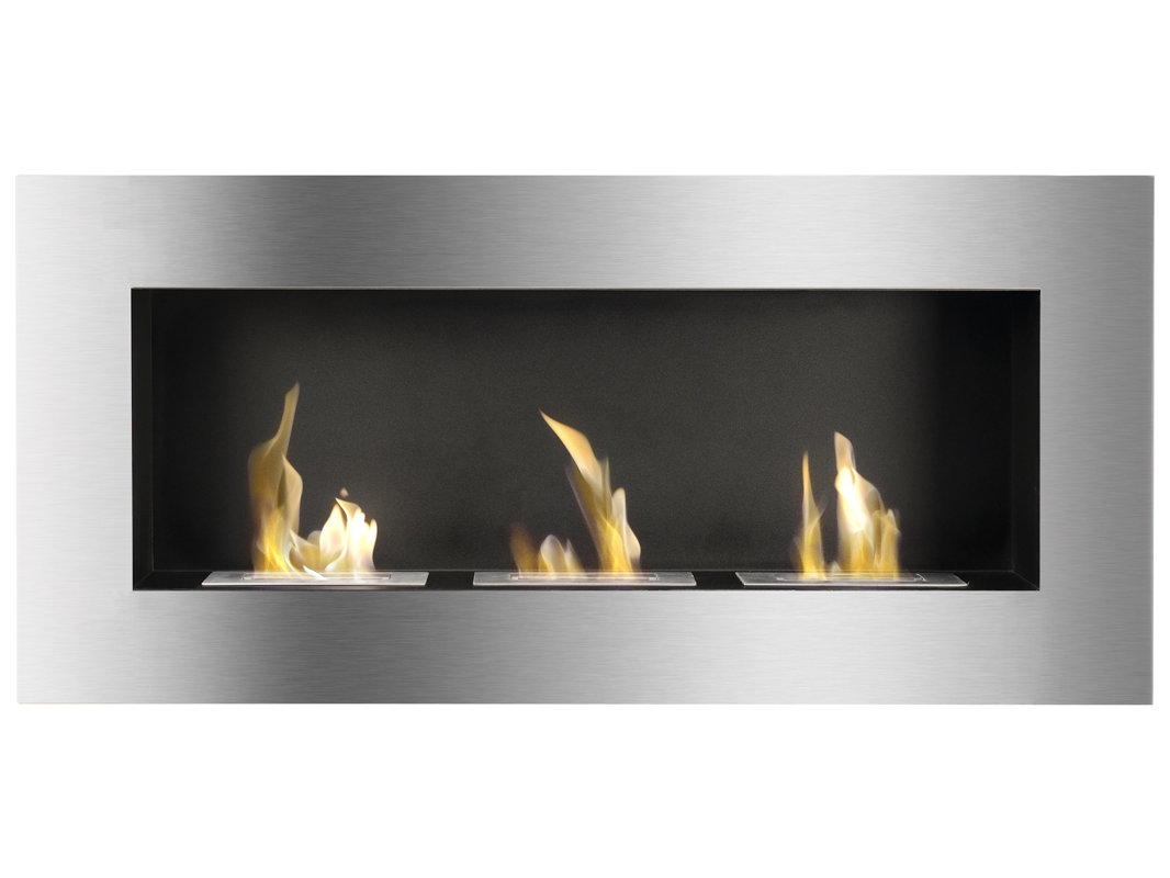 Ignis Optimum Wall Mounted Ethanol Fireplace & Reviews Wayfair