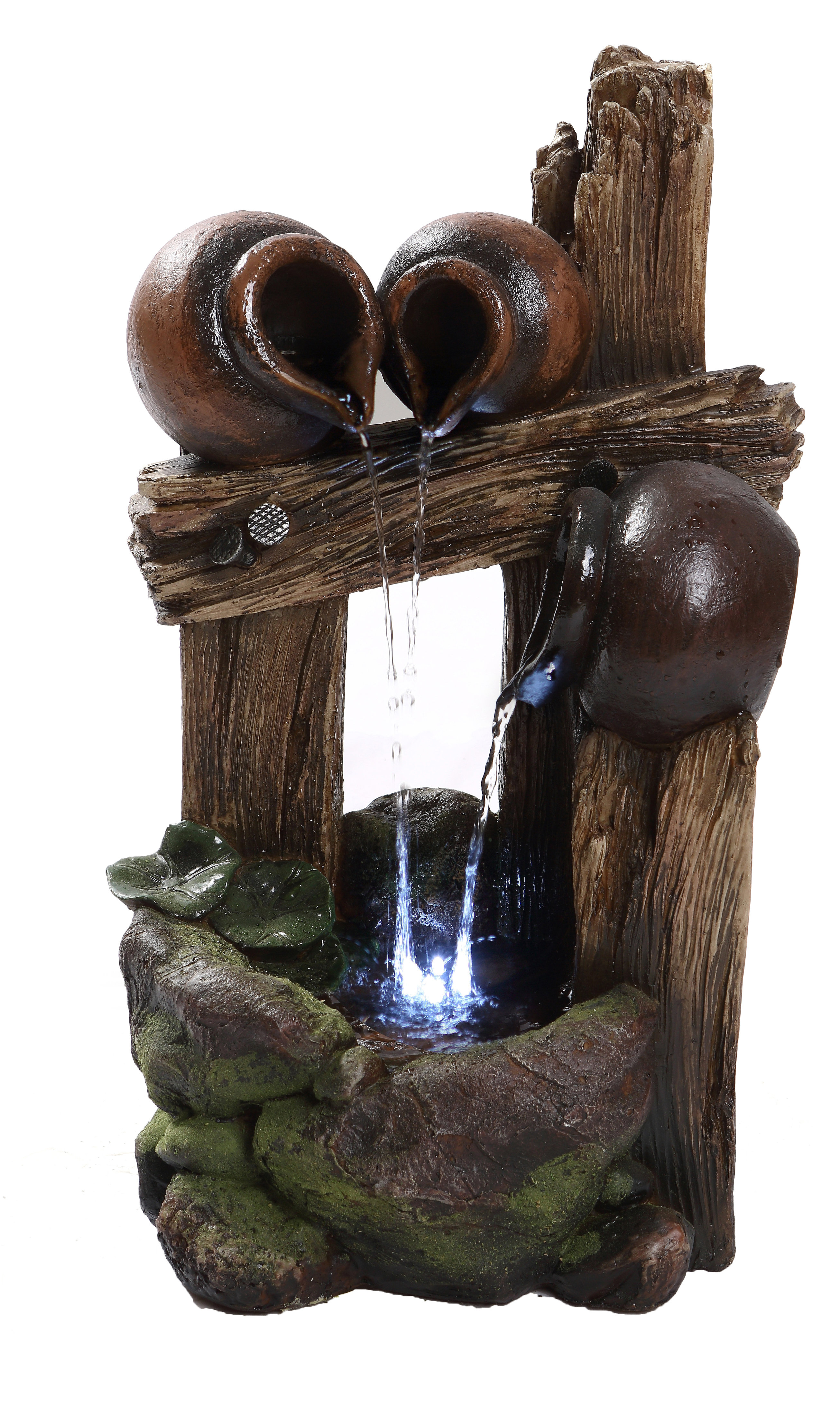 Hi Line Gift Ltd Polyresin Pouring Jugs Fountain With Led Light Hi Line Gift Ltd Polyresin Pouring Jugs Fountain With Led Light Wayfair Ca