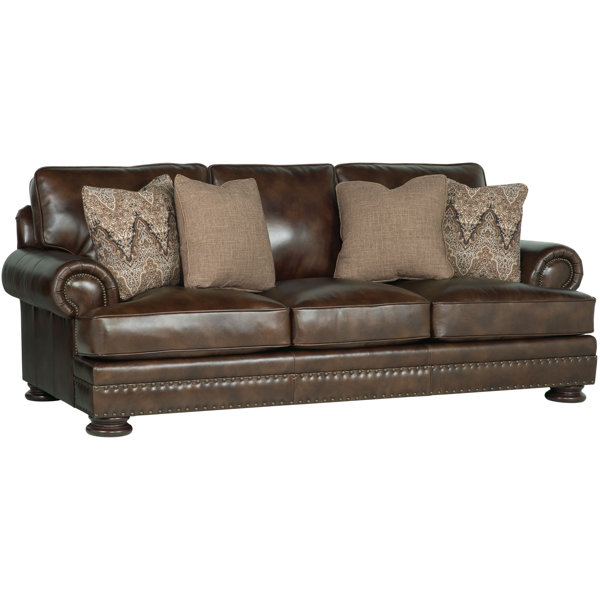Bernhardt Foster Leather Sofa Wayfair