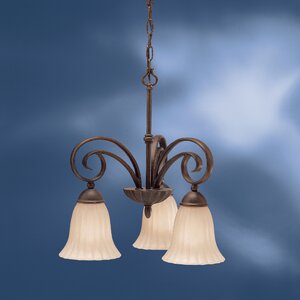 Bafford 3-Light Shaded Chandelier