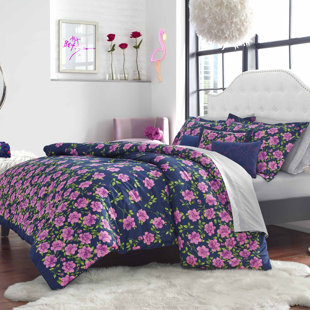 Betsey Johnson Wayfair Rose Garden Bonus Reversible Comforter Set By Betsey Johnson