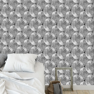 Satin White L And Stick Wallpaper You Ll Love Wayfair Quickview