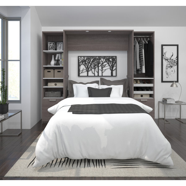 Wade Logan Medan Premium Murphy Bed Wayfair