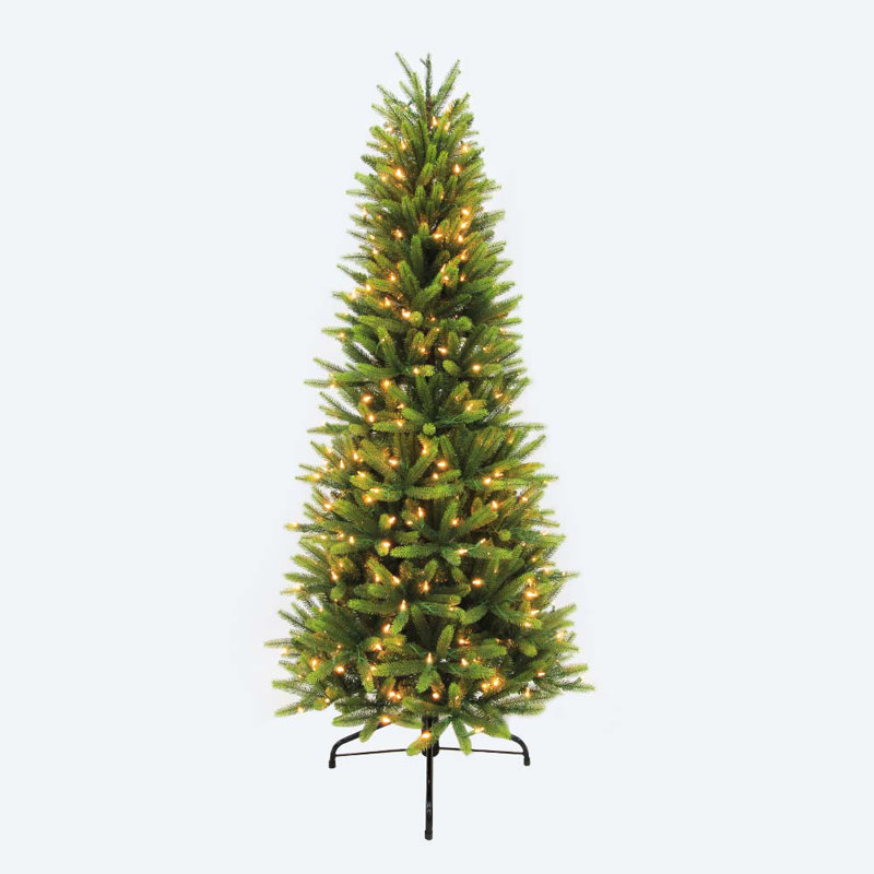 pre lit slim washington valley 65 green spruce artificial christmas tree with 400 warm - Pre Lit Slim Christmas Tree pre lit slim washington valley 65 green spruce artificial christmas tree with 400 warm - Pre Lit Slim Christmas Tree