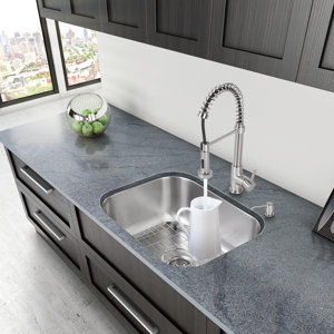 23 inch Undermount 18 Gauge Stainless Steel Kitchen Sink