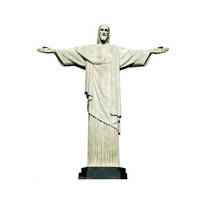 Religious Christ the Redeemer Statue - Brazil Cardboard Cutout Stand-Up