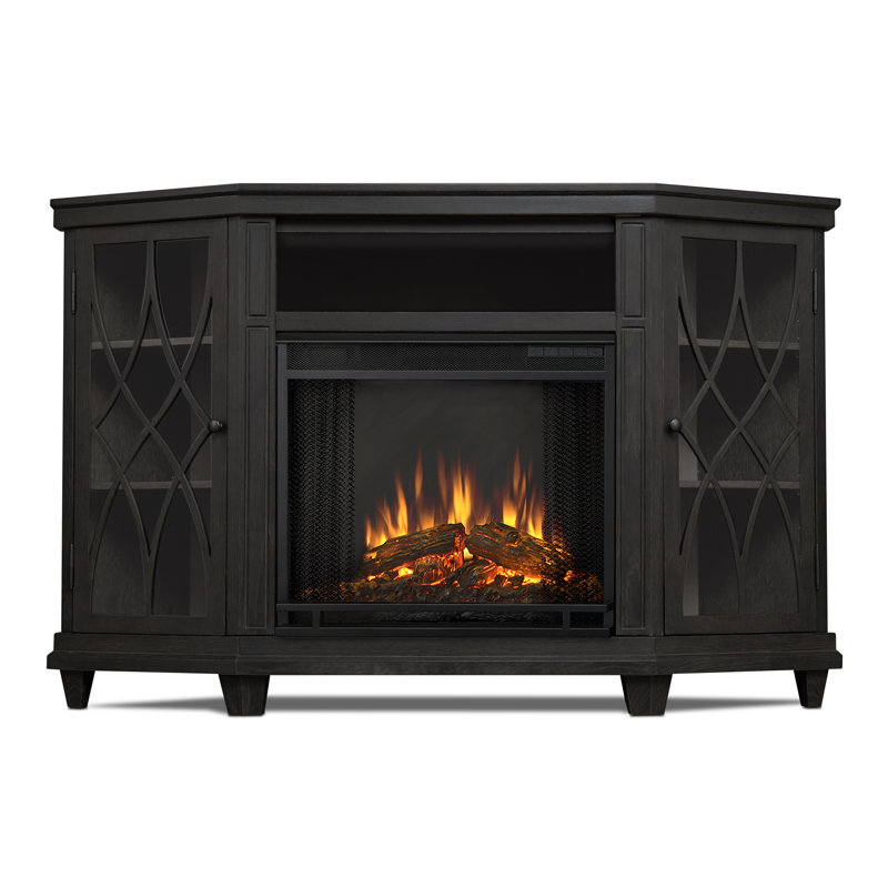 Real Flame Lynette Corner Electric Fireplace TV Stand