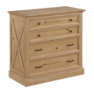 Burbury Country Lodge 4 Drawer Chest by Loon Peak