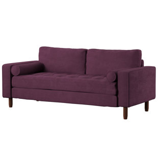 Dark Purple Sofa Wayfair Quickview Black