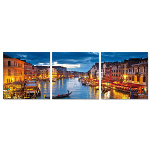 Cao Wall Mounted Triptych 3 Piece Photographic Print Set