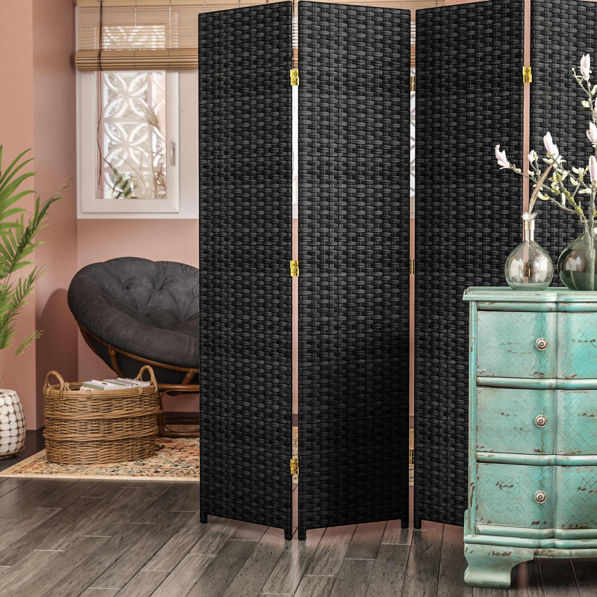World Menagerie Collier 8 Panel Room Divider Reviews Wayfair