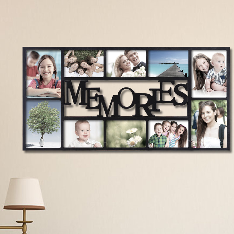 Adecotrading 10 Opening Decorative Memories Wall Hanging Collage 10 Opening Decorative Memories Wall Hanging Collage Picture Frame