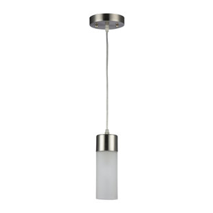 Modern Wet Location Pendant Lighting Allmodern Whitaker 1 Light Cylinder Pendant