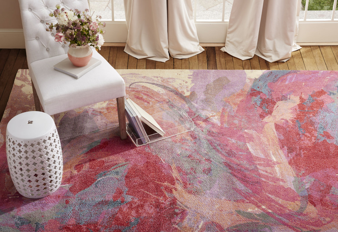 Donie Hot Pink Area Rug & Reviews Joss & Main
