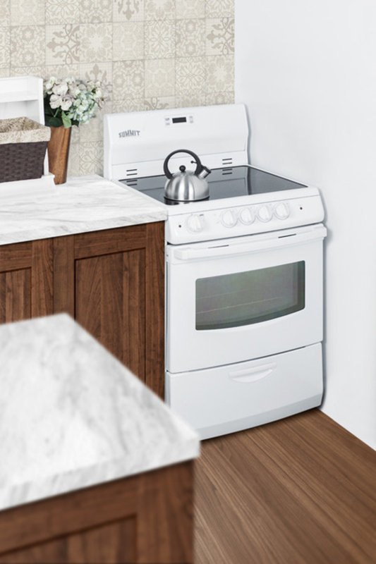 Summit Appliance Summit 24" Freestanding SmoothTop Electric Range