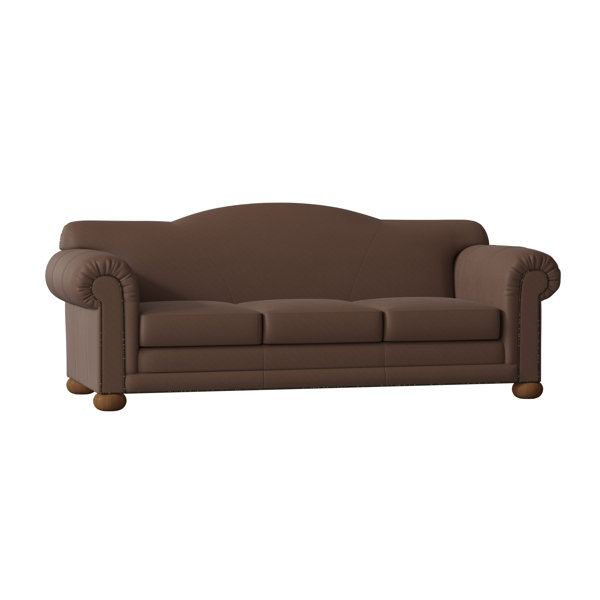 Burnt Orange Leather Sofa Wayfair