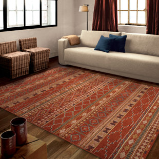 Rustic Area Rugs You Ll Love Wayfair Fergus Red Area Rug