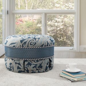 Hallie Decorative Round Ottoman