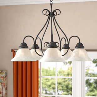 Claycomb 5 Light Shaded Chandelier Claycomb 5 Light Shaded Chandelier