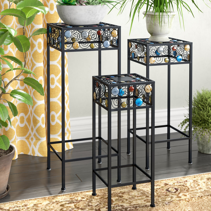 World Menagerie Kingsdown 3 Piece Nesting Plant Stand Set & Reviews
