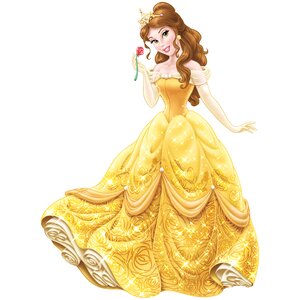 Disney Princess Belle Giant Wall Decal