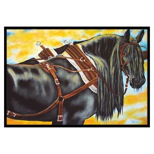 Day's End Horse Doormat