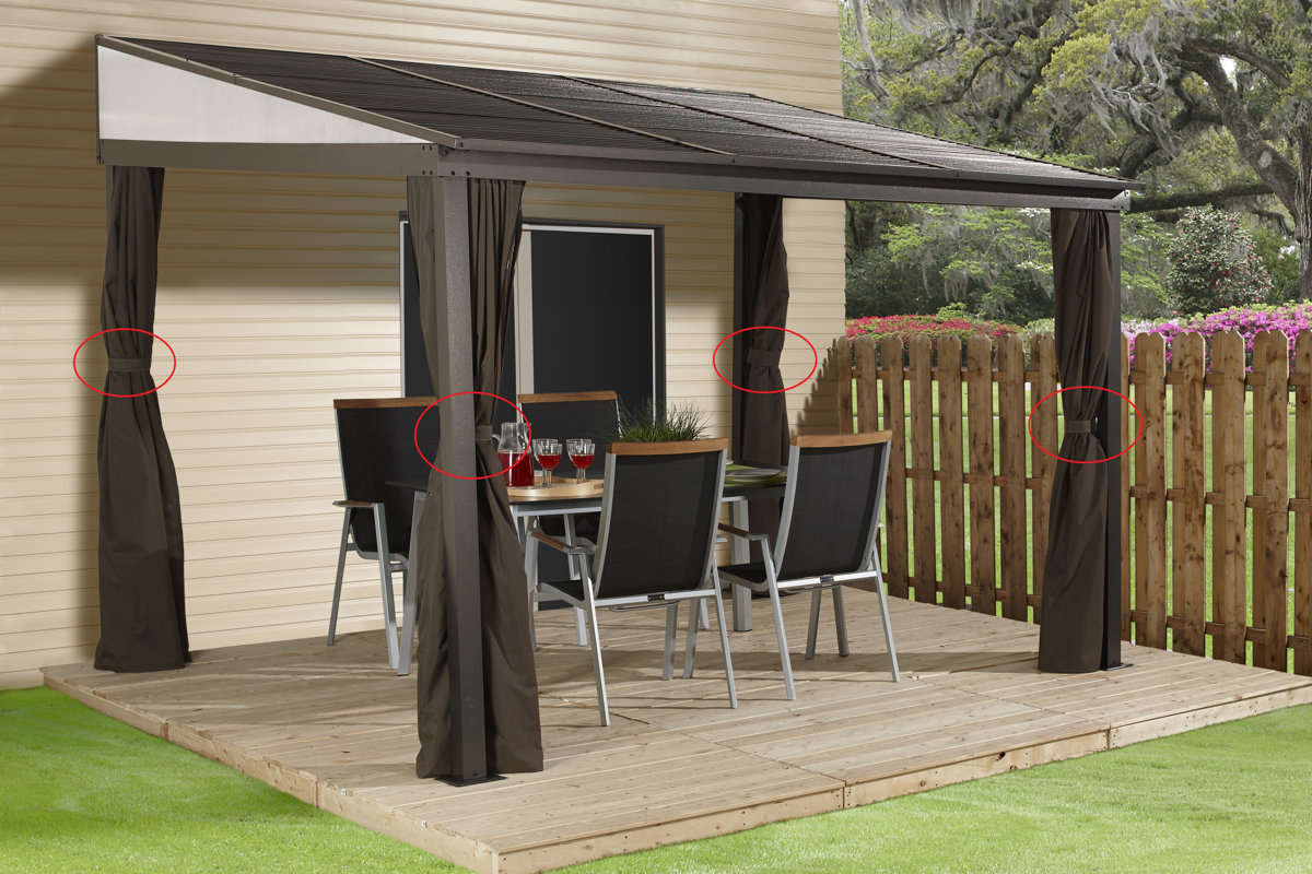 Sojag Portland Aluminum Patio Gazebo & Reviews Wayfair