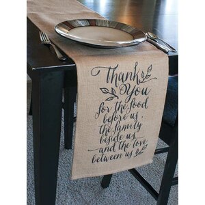 Thank You Table Runner