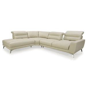 Arnisha Leather Reclining Sectional by..