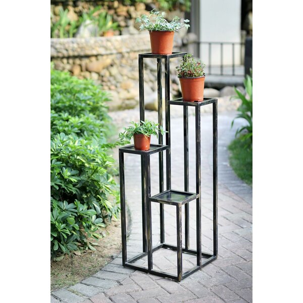 ORE Furniture 4 Tier Cast-Iron Plant Stand & Reviews | Wayfair