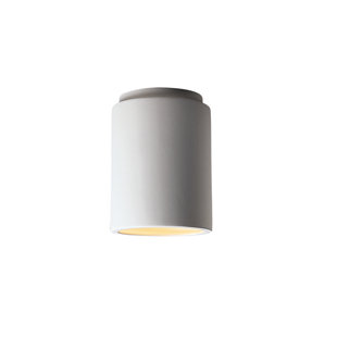 Modern Black Flush Mount Lighting Allmodern Redden Cylinder 1 Light Flush Mount