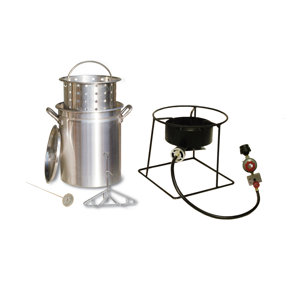 Turkey Fryer and Steamer Outdoor Cooker Package
