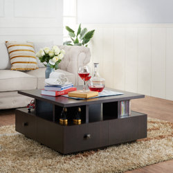 Furniture Coffee Tables latitude run square coffee table & reviews | wayfair Furniture Coffee Tables latitude run square coffee table & reviews | wayfair