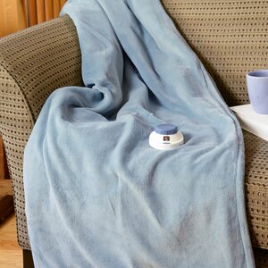 Luxe Plush Micro Fleece Electric Throw