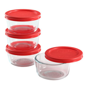 Simply Store Glass 4 Container Food Storage Set