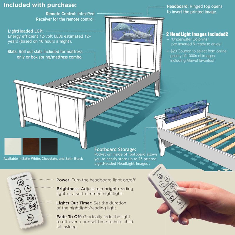 LightHeaded Beds Shaker Panel Bed & Reviews Wayfair