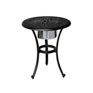 Kristy Side Table with Ice Bucket