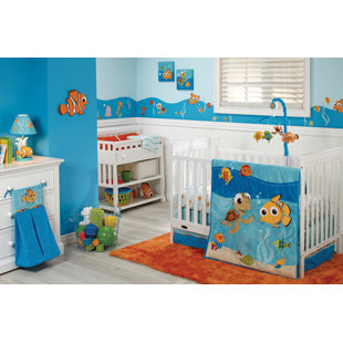 Under The Sea Crib Bedding Wayfair Nemo 4 Piece Crib Bedding Set