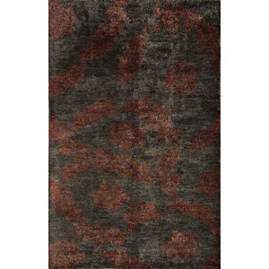 Tiruchendur Hand-Woven Graphite Area Rug