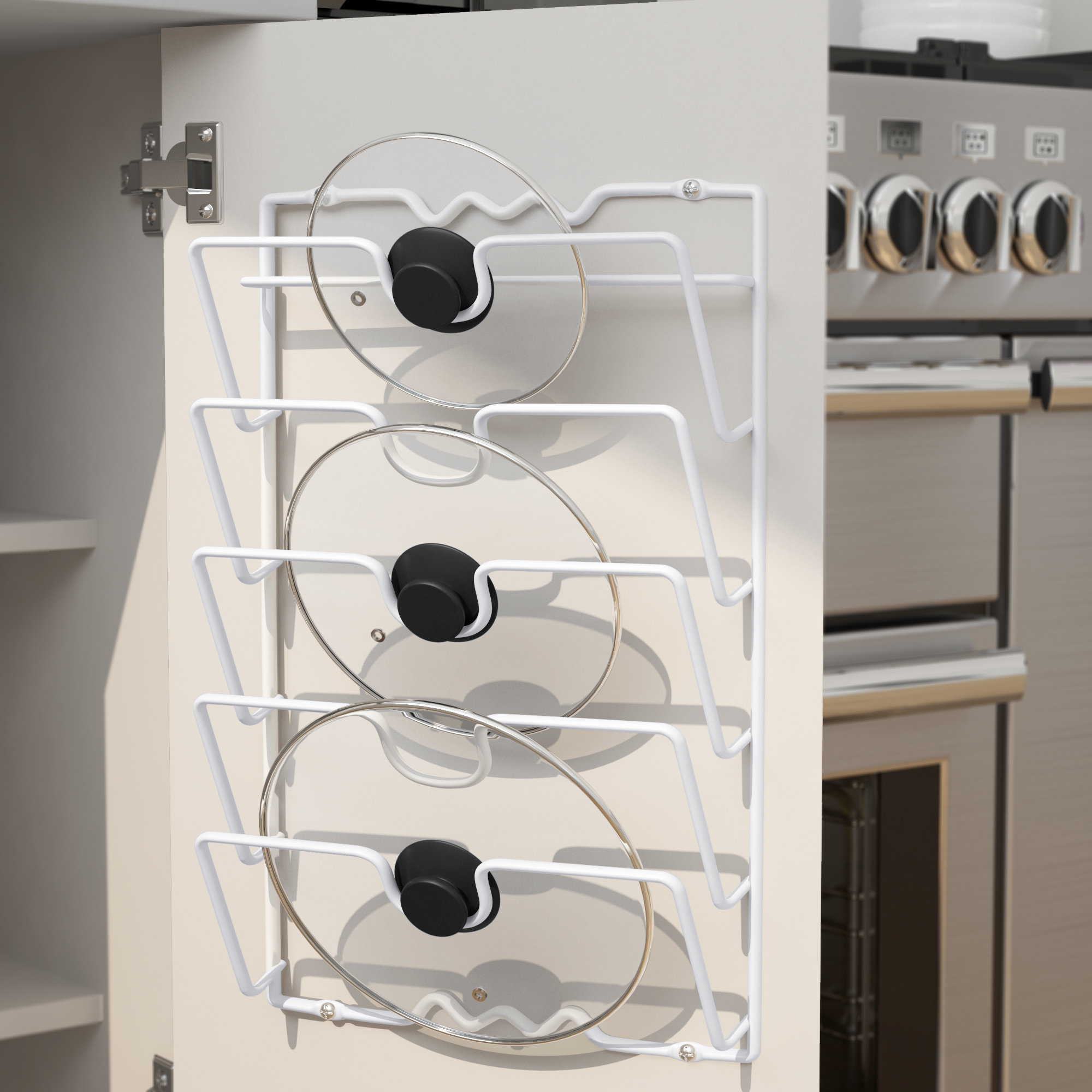 Canipe Lid Rack Cabinet Door Organizer Reviews Birch Lane