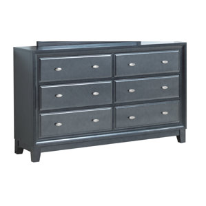 Aguilera 4 Drawer Double Dresser by Everly Quinn