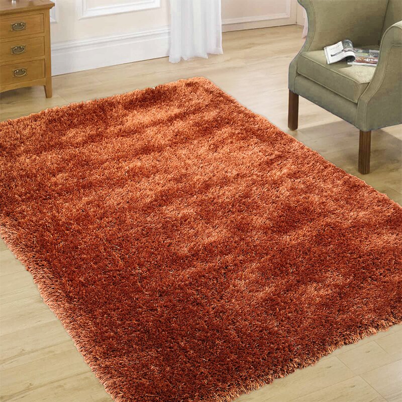 AllStar Rugs Rust Area Rug & Reviews | Wayfair