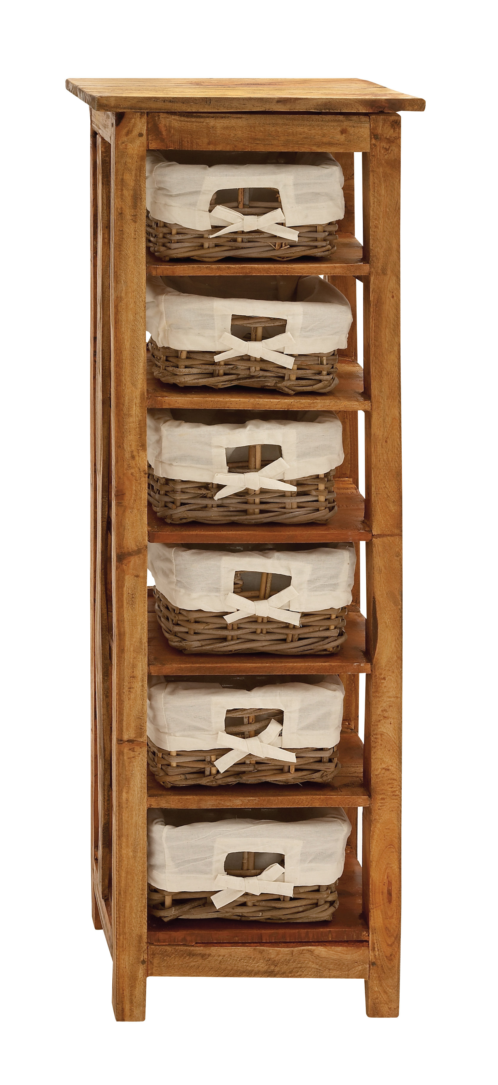 Loon Peak Hartshorne Storage Unit with Shelve and Warm Basket 6 Drawer