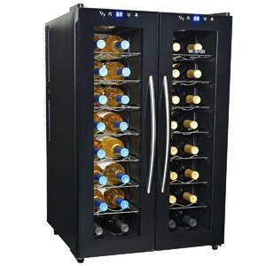 32 Bottle Dual Zone Freestanding Wine Cooler