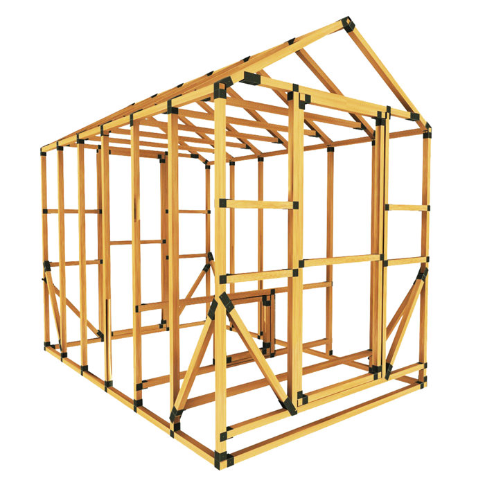 E Z Frame Chicken Coop And Run Kits With Chicken Run