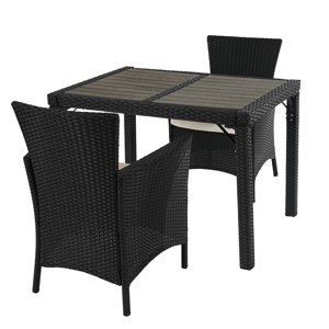 2-Sitzer Sofa-Set Alair aus Polyrattan mit Polst..
